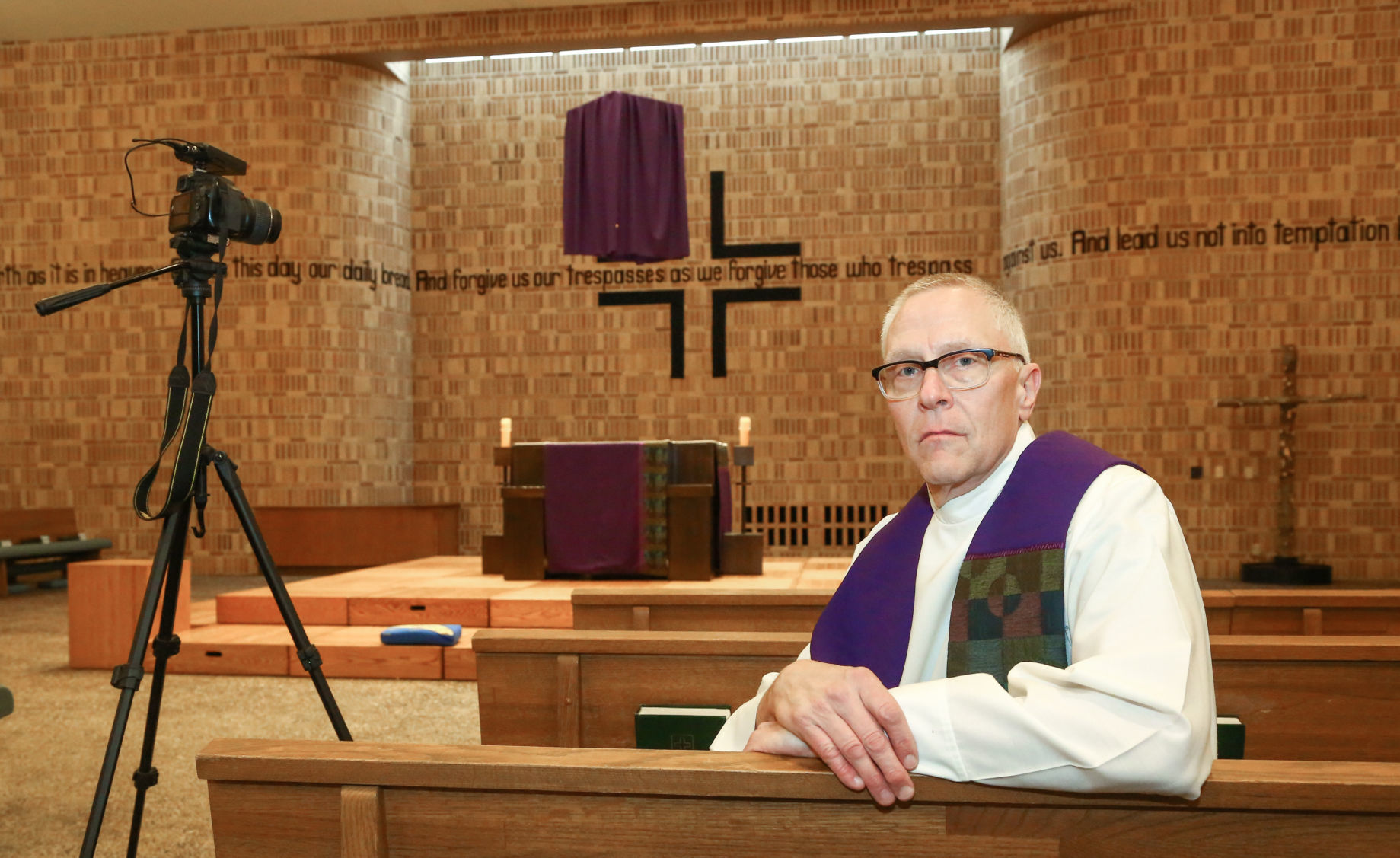 Pastor Stephen Bongard will be livestreaming a funeral service